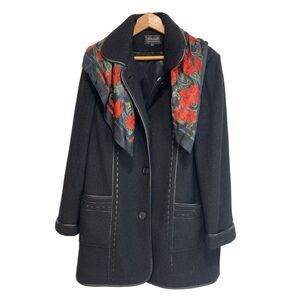 VINTAGE Fennelli Limited Edition Wool Jacket With Scarf